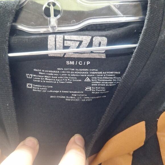 Lizzo Graphic T-Shirt Black - Size Small - Picture 3 of 4